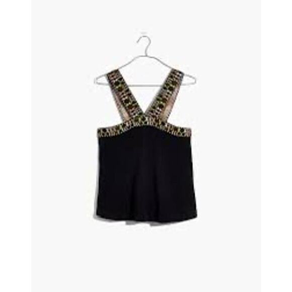 Madewell Embroidered Swing Sweater Tank Size Small - Picture 1 of 7